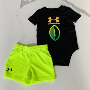 Under Armour Boys' Baby Short Sleeve Tee & Shorts
